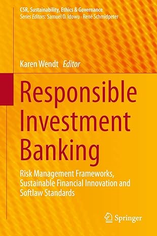 responsible investment banking risk management frameworks sustainable financial innovation and softlaw