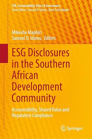esg disclosures in the southern african development community accountability shared value and regulatory