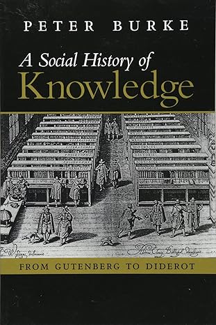 social history of knowledge from gutenberg to diderot 1st edition peter burke 0745624855, 978-0745624853