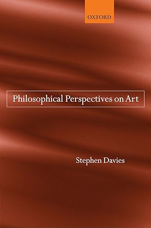 philosophical perspectives on art 1st edition stephen davies 0199202435, 978-0199202430