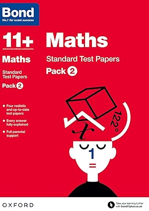 bond 11+ maths standard test papers pack 2 1st edition bond 11+ 0192740768, 978-0192740762