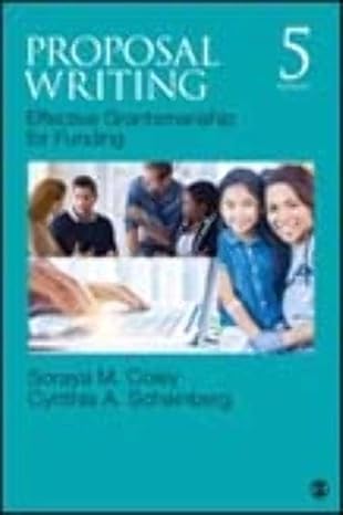 proposal writing effective grantsmanship for funding 1st edition soraya m coley ,cynthia a scheinberg