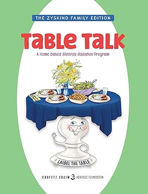 table talk a home based shmiras haloshon program 1st edition chofetz chaim heritage foundation 1680259466,
