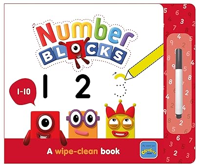 numberblocks 1 10 a wipe clean book 1st edition sweet cherry publishing 1782269541, 978-1782269540
