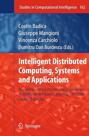 intelligent distributed computing systems and applications proceedings of the 2nd international symposium on