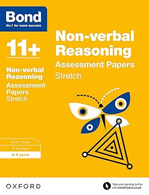 bond 11+ non verbal reasoning stretch papers 8 9 years 1st edition karen morrison ,frances down ,alison
