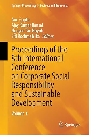 proceedings of the 8th international conference on corporate social responsibility and sustainable