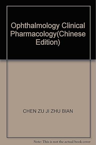 ophthalmology clinical pharmacology 1st edition chen zu ji zhu bian 7502538720, 978-7502538729