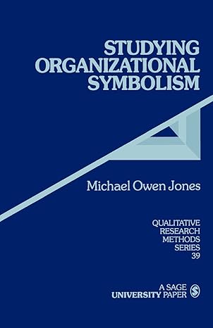 studying organizational symbolism what how why 1st edition michael owen jones 0761902201, 978-0761902201