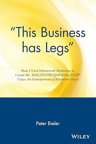 this business has legs how i used infomercial marketing to create the$100 000 000 thighmaster craze 1st
