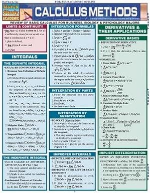 calculus methods 1st edition inc barcharts 1572228415, 978-1572228412