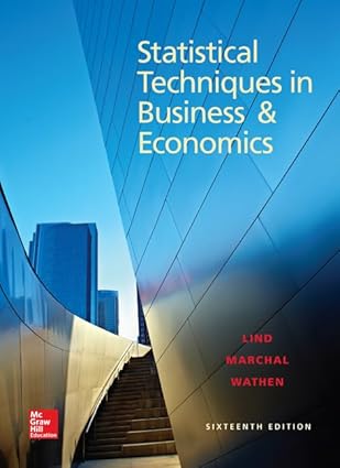 statistical techniques in business and economics + connect plus 1st edition douglas lind ,william marchal