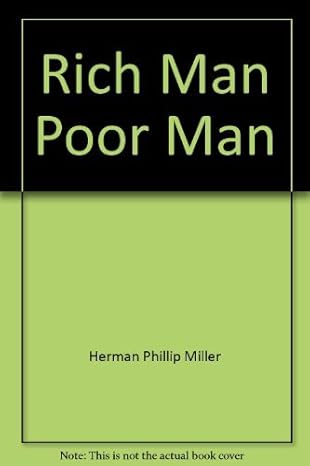 rich man poor man 1st edition herman phillip miller 0690700393, 978-0690700398