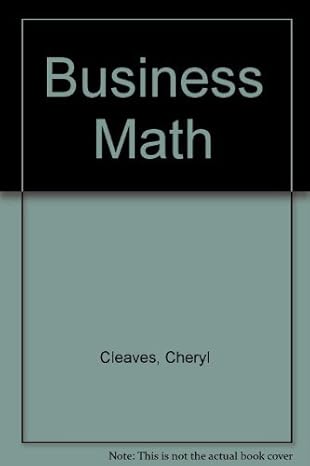 business math 1st edition cheryl cleaves ,margie hobbs 0130946907, 978-0130946904