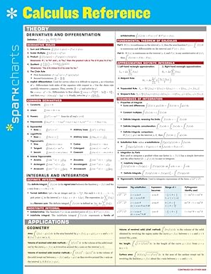 calculus reference 1st edition sparknotes 1411470230, 978-1411470231
