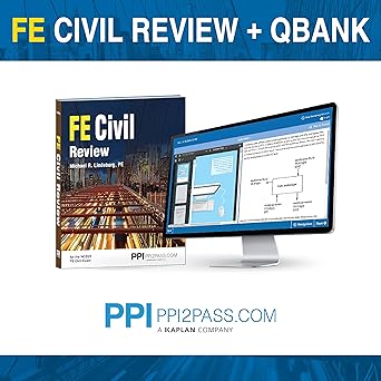 ppi fe civil self study bundle fe civil review + online qbank practice a 2500+ practice problems 1st edition