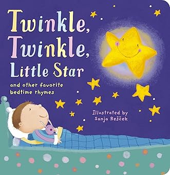 twinkle twinkle little star and other favorite bedtime rhymes 1st edition tiger tales ,sanja rescek