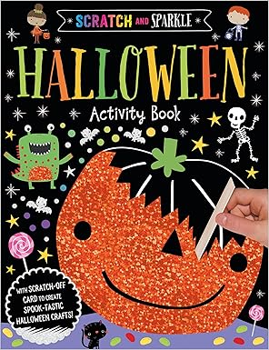 scratch and sparkle halloween activity book 1st edition make believe ideas ,dawn machell 1788438973,