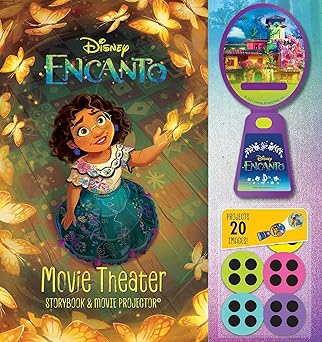 disney encanto movie theater storybook and movie projector 1st edition suzanne francis 0794448526,