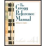 gregg reference manual a manual of style grammar usage and formatting   by sabin william spiral bound 1st