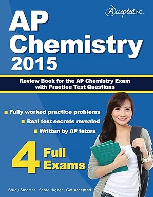 ap chemistry 2015 review book for ap chemistry exam with practice test questions 1st edition ap chemistry