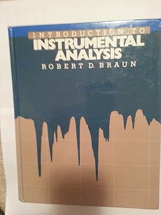 introduction to instrumental analysis 1st edition robert d braun 0070072914, 978-0071001472