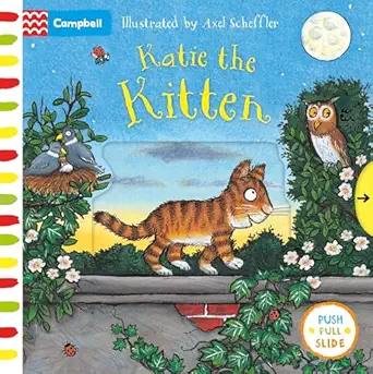 katie the kitten a push pull slide book 1st edition axel scheffler 1529053056, 978-1529053050