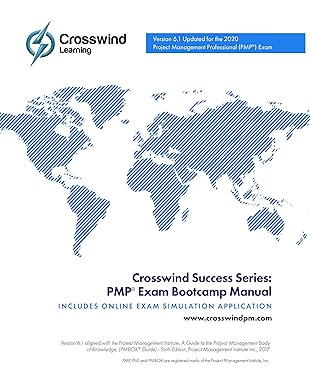 2024 exam crosswind success series pmp exam bootcamp manual with exam sim app 1st edition crosswind learning