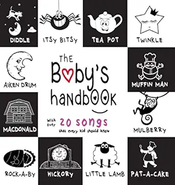 the babys handbook 21 black and white nursery rhyme songs itsy bitsy spider old macdonald pat a cake twinkle