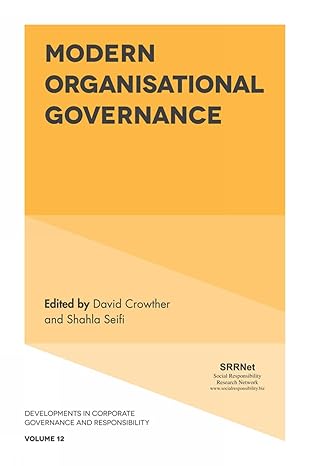 modern organisational governance 1st edition shahla seifi 1787146952, 978-1787146952