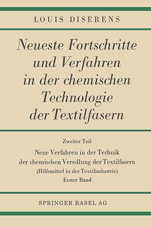 neue verfahren in der technik der chemischen veredlung der textilfasern hilfsmittel in der textilindustrie