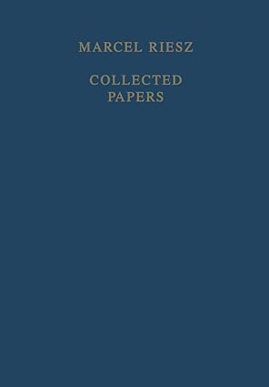 collected papers 1st edition marcel riesz ,garding lars ,lars ha rmander 3540181156, 978-3540181156