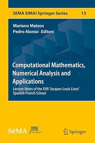 computational mathematics numerical analysis and applications lecture notes of the xvii jacques louis lions