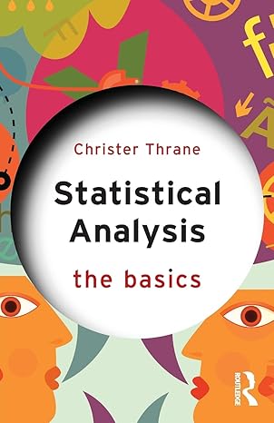 statistical analysis 1st edition christer thrane 1032640774, 978-1032640778