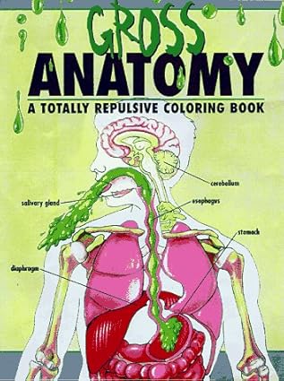 the gross anatomy an off color coloring book 1st edition christine becker 0679881875, 978-0679881872