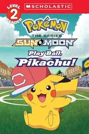 play ball pikachu mon scholastic reader level 2 1st edition sonia sander 1338237527, 978-1338237528