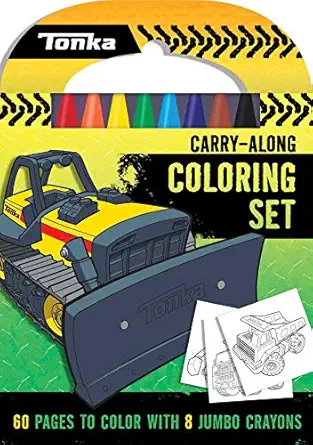 tonka carry along coloring set 1st edition grace baranowski 0794447392, 978-0794447397
