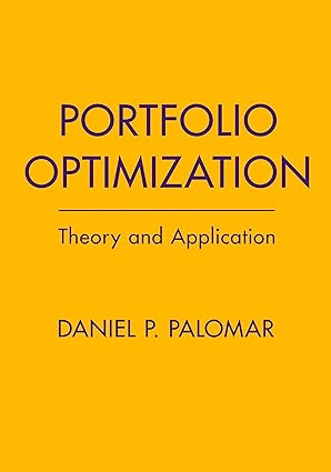 portfolio optimization theory and application 1st edition daniel p palomar 100942808x, 978-1009428088