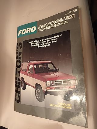 ford bronco ii/explorer/ranger 1983 94 repair manual 1st edition kerry a freeman 0801985552, 978-0801985553