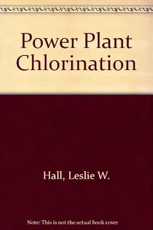 power plant chlorination 1st edition agnes waters 025040396x, 978-0250403967