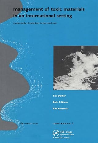 management of toxic materials in an international setting a case study of cadmium in the north sea coastal