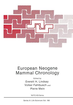 european neogene mammal chronology 1st edition everett h lindsay ,volker fahlbusch ,pierre mein 0306433915,