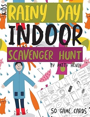 kids rainy day indoor scavenger hunt 1st edition patty hevly 0990581233, 978-0990581239