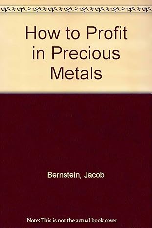 how to profit in precious metals 1st edition jake bernstein ,jacob i bernstein 0471887463, 978-0471887461