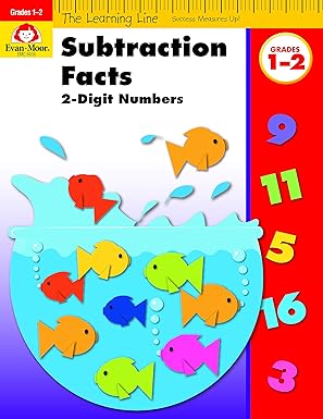 subtraction facts 2 digit numbers 1st edition evan moor educational publishers 1596731982, 978-1596731981