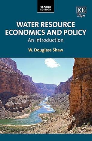 water resource economics and policy an introduction 1st edition w d shaw 178897302x, 978-1788973021