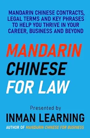 mandarin chinese for law an overview of legal mandarin from mandarin chinese contracts to legal terms to key