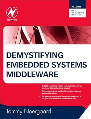 demystifying embedded systems middleware 1st edition tammy noergaard 0750684550, 978-0750684552