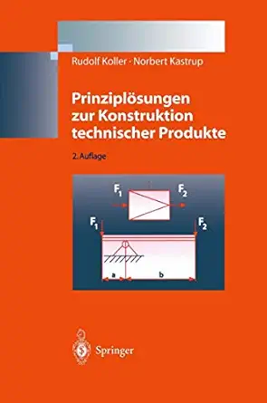 prinzipla sungen zur konstruktion technischer produkte 1st edition rudolf koller ,norbert kastrup 3642637124,