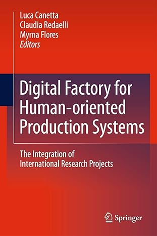 digital factory for human oriented production systems the integration of international research projects 1st